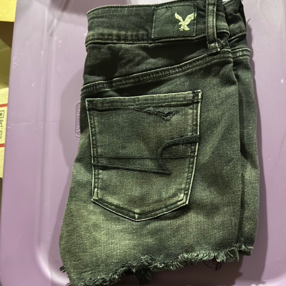 American Eagle Outfitters Black Jean Shorts
